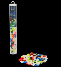 Plus-Plus Tube - Glow Mix, 100 Stk.