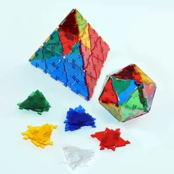 Polydron Transparent Set - 164 Teile