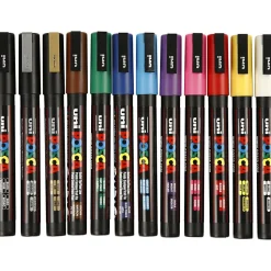 Posca Filzstifte Pc-3M - Grundfarben, 12 Stk.