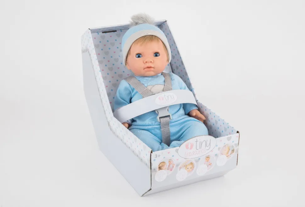 Puppe 1.255 Gramm - Blonder Junge 45 Cm