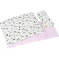 Puppenbettwasche - Regenbogen, 40 Cm