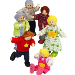 Puppenhaus Puppenfamilie - 3 Generationen