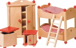 Puppenhaus Zubehör - Klassisches Kinderzimmer