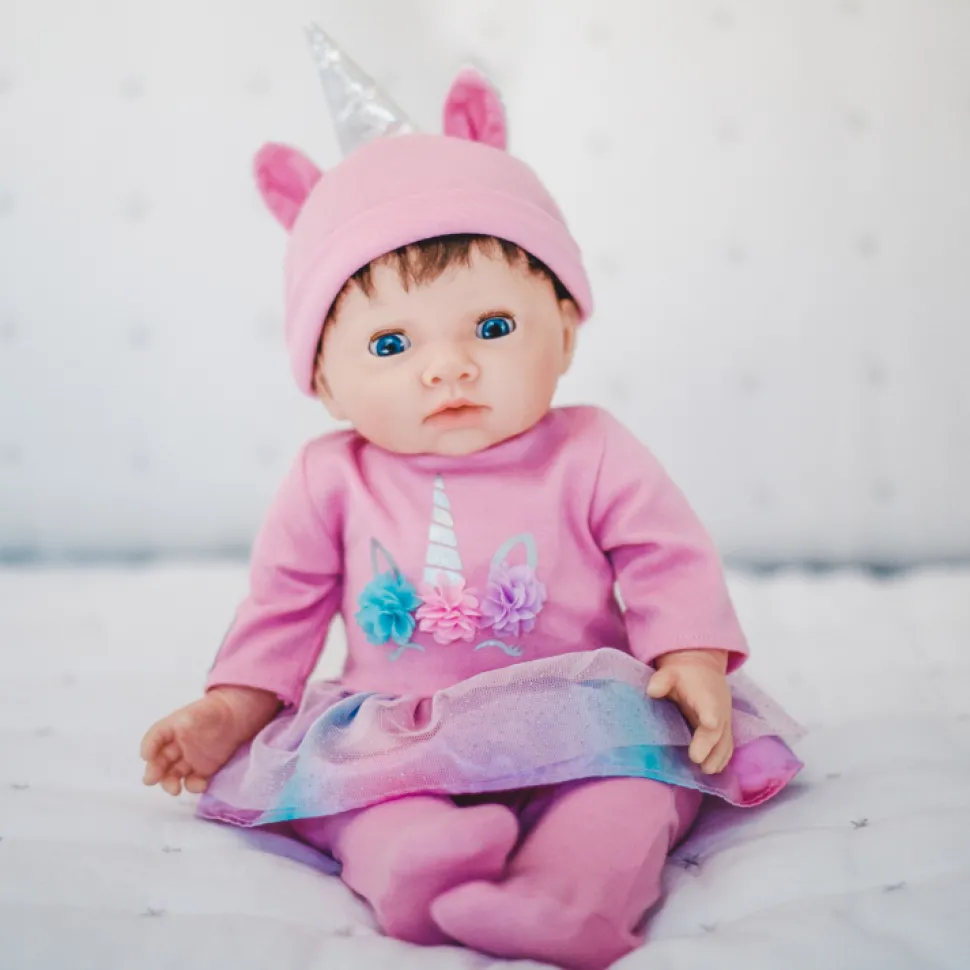 Puppenkleidung - Einhornanzug 45 Cm