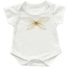 Puppenkleidung - Kurzarm. Body Mit Motiv