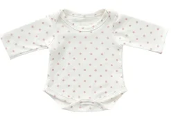 Puppenkleidung - Langarm. Body M. Punkten