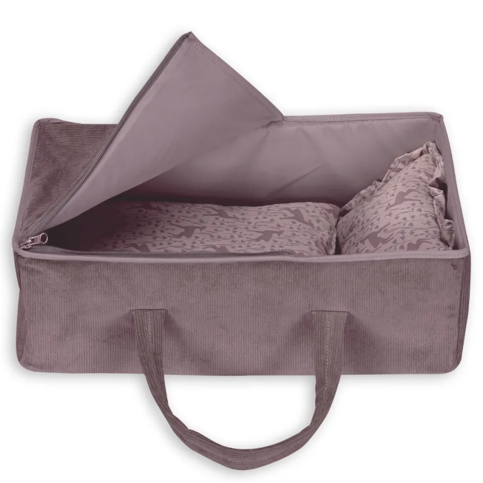 Puppentragetasche Set, Flieder - 40 Cm