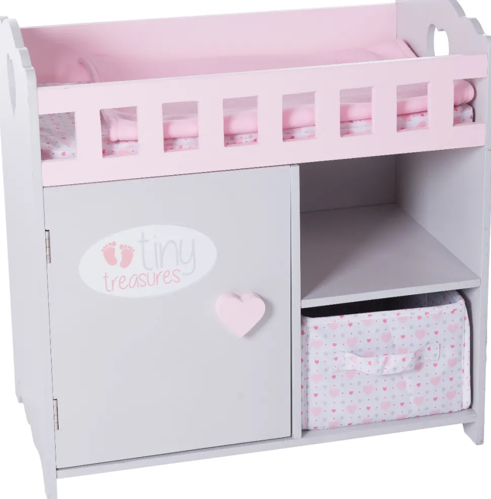 PuppenZubehör - Wickeltisch/Bett