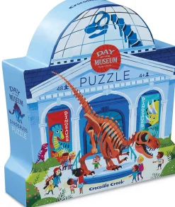 Puzzle - 48 Teile - Im Museum: Dinosaurier