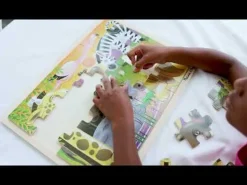 Puzzle Aus Holz - Afrikas Tiere, 24 Teile