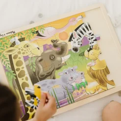 Puzzle Aus Holz - Afrikas Tiere, 24 Teile