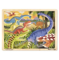 Puzzle Aus Holz - Dinosaurier, 24 Teile
