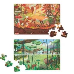 Puzzle Beidseitig, 48 Teile - Natur
