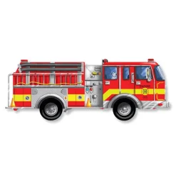 Puzzle Boden - Feuerwehrauto, 48 Teile