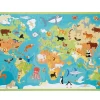 Puzzle Boden - Tiere Der Welt, 100 Teile