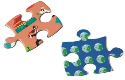 Puzzle Boden - Weltkarte, 150 Teile