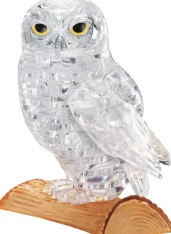 Puzzle 3D Kristall - Eule, 42 Teile