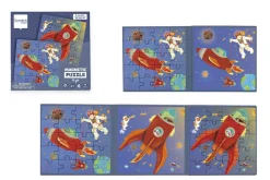 Puzzle Im Buch - Magnetisch, Weltraum