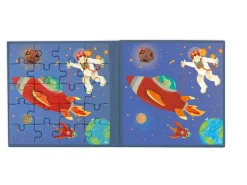 Puzzle Im Buch - Magnetisch, Weltraum