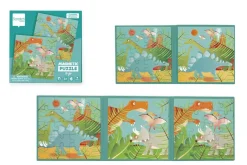 Puzzle Im Buch - Magnetisch, Dinosaurier
