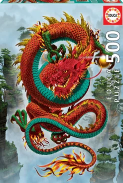 Puzzle M. 500 Teilen - Good Fortune Dragon