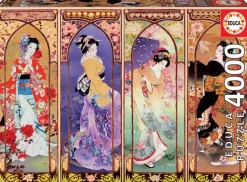 Puzzle M. 4.000 Teilen - Japanische Kollage