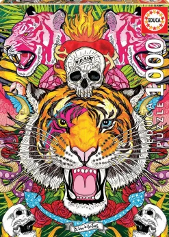 Puzzle M. 1.000 Teilen - Tiger