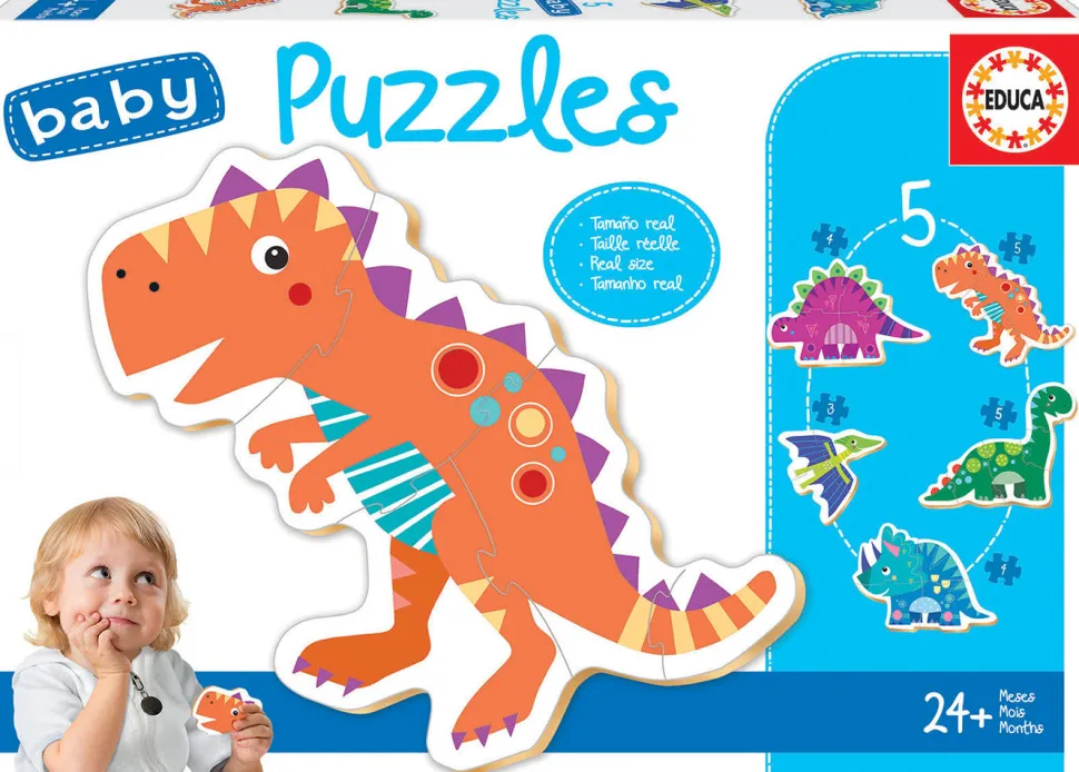 Puzzle M. Dinosaurier - Ab 2 Jahre