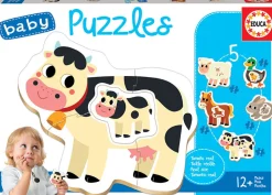 Puzzle M. Tieren Vom Bauernhof - Ab 1 Jahr