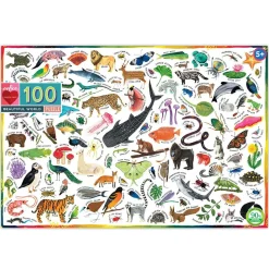 Puzzle Tiere Weltweit - 100 Teile