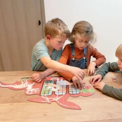 Puzzle, Zweiseitig - 100 Teile - Dinosaurier