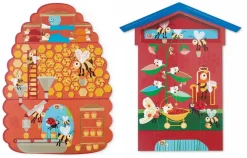 Puzzle, Zweiseitig - 2 X 20 Teile - Bienenkorb