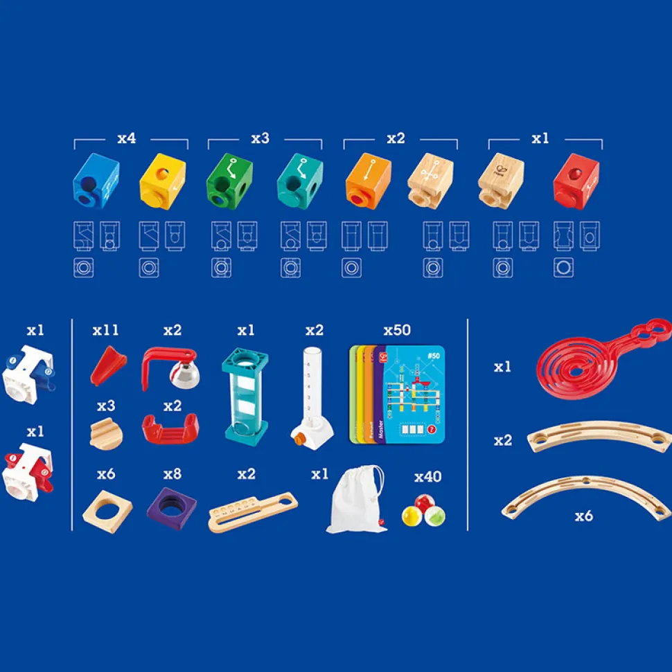 Quadrilla Kugelbahn - Advanced Coding, 165 Teile