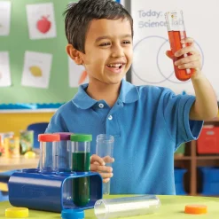 Reagenzglas Mit Stativ - Riesig, 6 Stk.