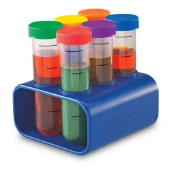 Reagenzglas Mit Stativ - Riesig, 6 Stk.