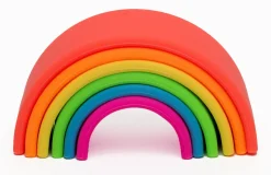 Regenbogen Aus Silikon - Neonfarben, 6 Teile