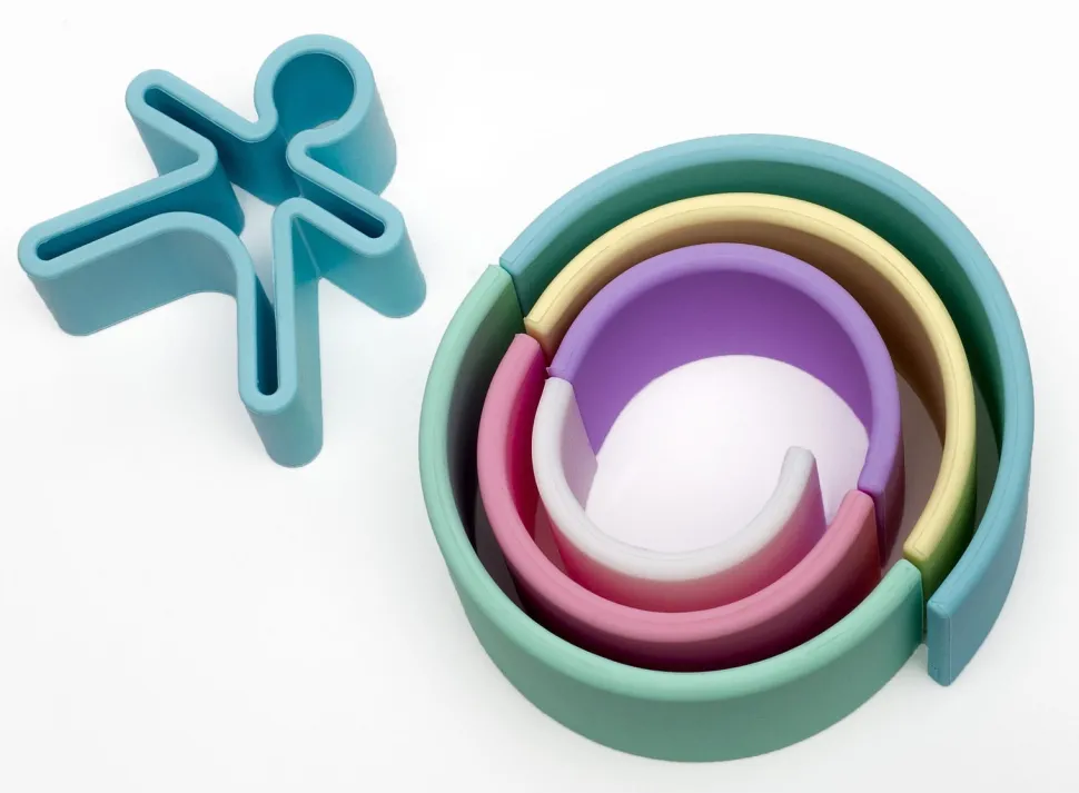 Regenbogen Aus Silikon - Pastell, 6 Teile