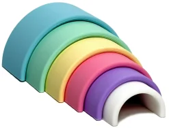 Regenbogen Aus Silikon - Pastell, 6 Teile