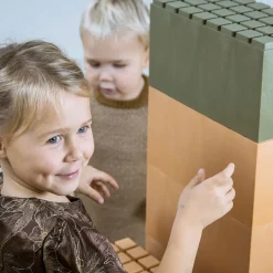 Riesenbausteine - Orange/Grun - 26 Stk.