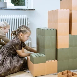 Riesenbausteine - Orange/Grun - 26 Stk.