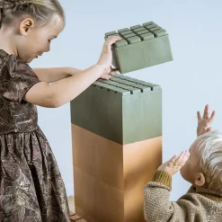 Riesenbausteine - Orange/Grun - 26 Stk.