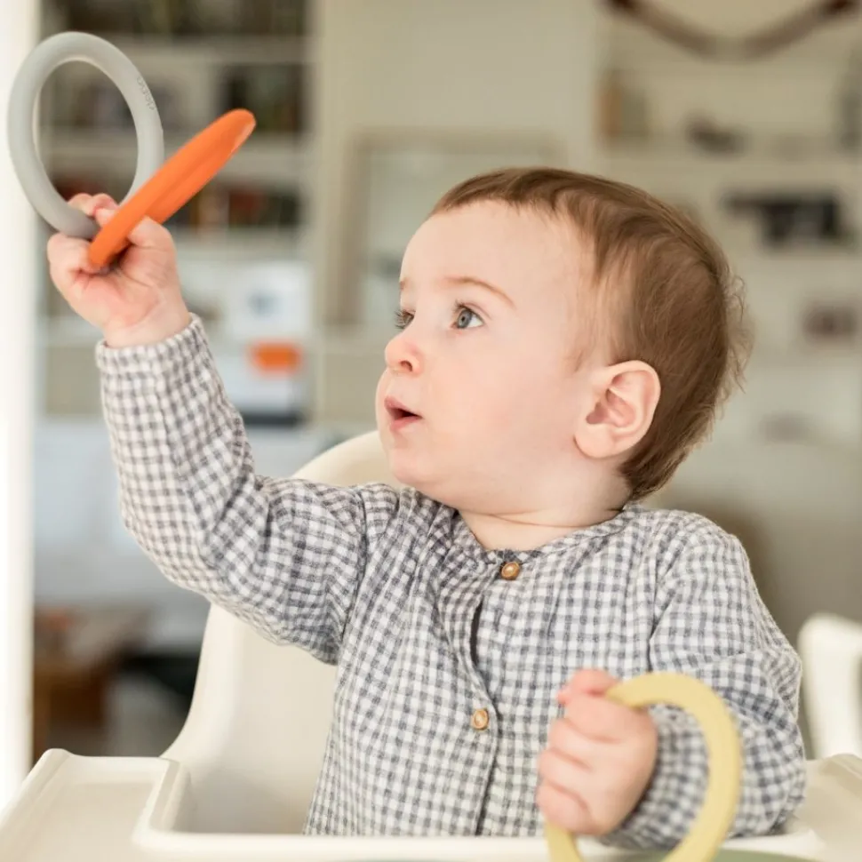 Ringe Aus Silikon - Naturfarben, 6 Stk.