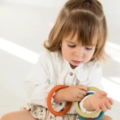 Ringe Aus Silikon - Naturfarben, 6 Stk.