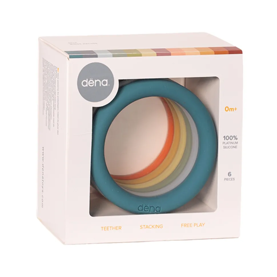 Ringe Aus Silikon - Naturfarben, 6 Stk.