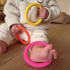 Ringe Aus Silikon - Neonfarben, 6 Stk.