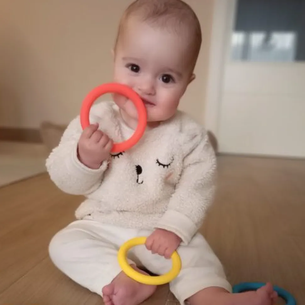 Ringe Aus Silikon - Neonfarben, 6 Stk.