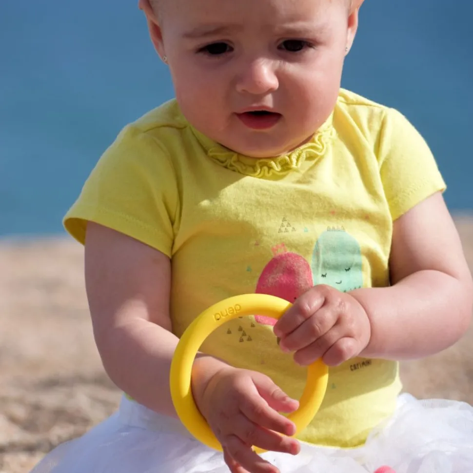 Ringe Aus Silikon - Neonfarben, 6 Stk.