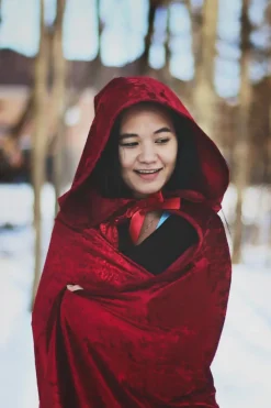 Rotkappchen - Umhang, Erwachsenengrose