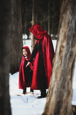 Rotkappchen - Umhang, Erwachsenengrose