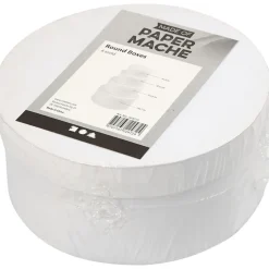 Runde Schachteln Aus Pappe - 4 Stk.